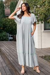 Maeve Maxi Dress | Dusty Sage - Baltic Born